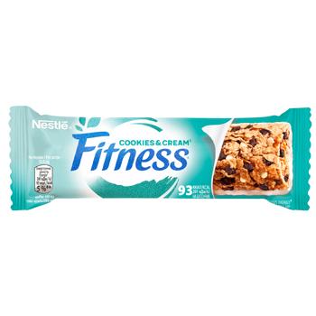 Батончик злаковий Fitness Печиво та біла глазур 23,5г - купити, ціни на Ідеал - фото 1
