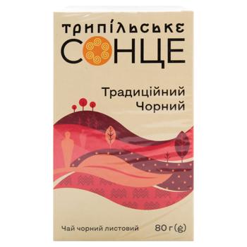 Trypilske Sontse Traditional Leaf Black Tea 80g - buy, prices for - photo 2