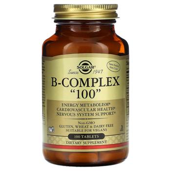 Solgar В-Complex 100 Vitamin B 100capsules - buy, prices for Biotus - photo 1