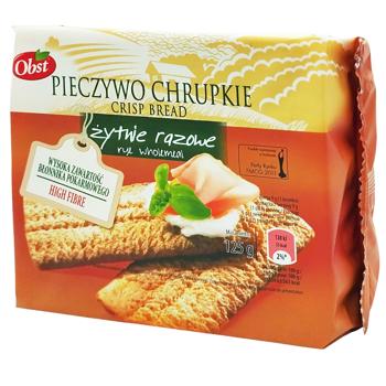Хлібці Obst житні 125г - купити, ціни на КОСМОС - фото 3