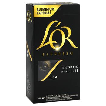 L'OR Espresso Ristretto Coffee Capsules 5.2g*10pcs - buy, prices for COSMOS - photo 2