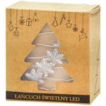 Гірлянда-струна Chomik Сніжинки 20 LED 2,2м, теплий білий