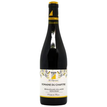 Beaujolais-Villages Nouveau Le Pigeonnier Dry Red Wine 12.5% ​​0.75l - buy, prices for MegaMarket - photo 1