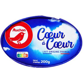 Auchan Coeur a` Coeur Cheese 33% 200g - buy, prices for Auchan - photo 2