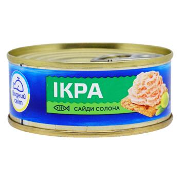 Икра сайды Водний Світ пробойная 100г - купить, цены на NOVUS - фото 1