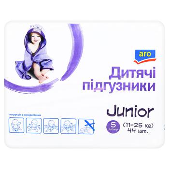 Aro Diapers 5 Junior 11-25kg 44pcs - buy, prices for METRO - photo 1