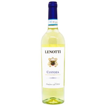 Вино Lenotti Custoza біле напівсухе 12% 0,75л