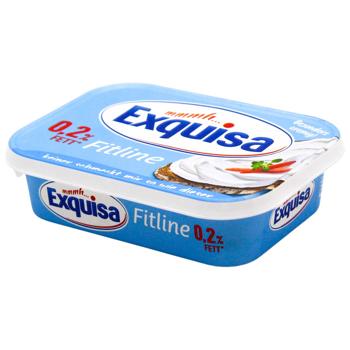 Крем-сыр Exquisa Fitline сливочный 0,2% 200г