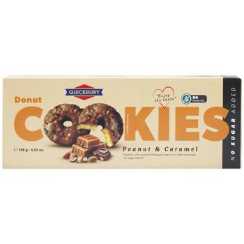 Quickbury Cookies with Peanuts and Caramel 128g - buy, prices for COSMOS - photo 2
