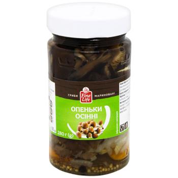 Fine Life Pickled Autumn Honey Mushrooms 280g - buy, prices for METRO - photo 1