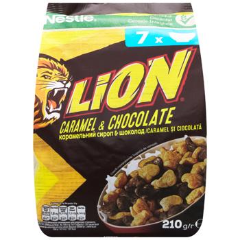 Сніданок сухий  LION® Карамель та шоколад 210г