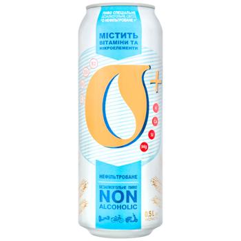 Obolon non-alcoholic unfiltered beer 0.5% 0.5l