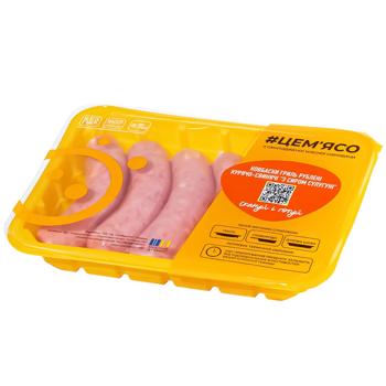 Ковбаски-гриль #ЦЕМ'ЯСО курячо-свинячі рублені з сиром сулугуні охолоджені 500г - купити, ціни на METRO - фото 2