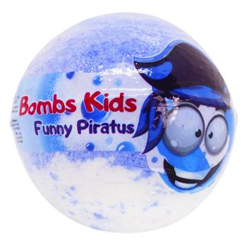 Aqua Shine Rainbow Crazy Bombs Kids Cheerful Pirate Bath Bomb 100g