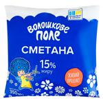 Сметана Волошкове Поле 15% 350г