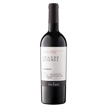 Shabo Grande Reserve Saperavi Red Dry Wine 12-14% 0.75l - buy, prices for COSMOS - photo 1