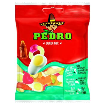 Конфеты Pedro Супер Микс жевательные 80г - купить, цены на Auchan - фото 1