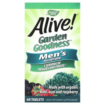 Nature's Way Alive! Garden Goodness Men's Multivitamins and Multiminerals 60 tablets - buy, prices for Biotus - photo 2