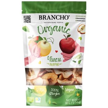 Чипсы яблочные Brancho органические из зеленых яблок 30г - купить, цены на Auchan - фото 1