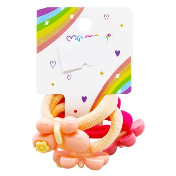 Резинки для волос 4шт 3727-2 - купить, цены на КОСМОС - фото 3