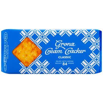 Печиво Grona Classic Cream Cracker 84г - купити, ціни на Чудо Маркет - фото 1