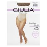 Колготи жіночі Giulia Positive Look 40 р.6 Caramel