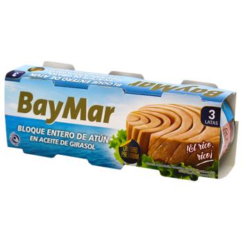 Тунец BayMar в подсолнечном масле 3х70г