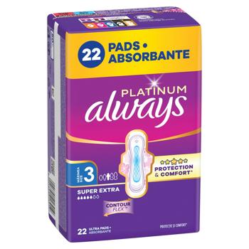 Прокладки гігієнічні Always Platinum Day&Night 22шт - купити, ціни на - фото 2