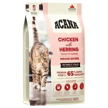 Acana Indoor Entree cухий корм для котів 4,5 кг - курка та оселедець - купити, ціни на MasterZoo - фото 3