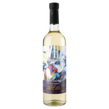 Aurvin VII Zapovednikov Chardonnay De Vulcanesti White Semi-Sweet Wine 12.5% 0.75l