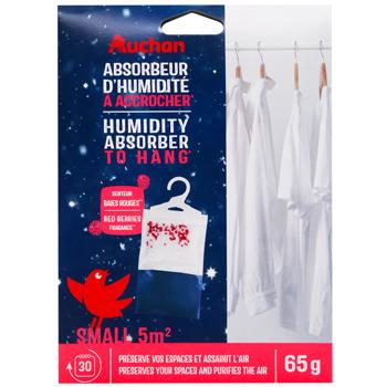 Вологопоглинач Auchan на підвісці Червоні фрукти 65г - купить, цены на Auchan - фото 1