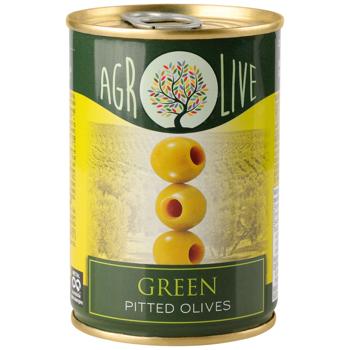 Agrolive Pitted Olives 292ml - buy, prices for NOVUS - photo 1