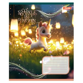 Тетрадь Yes Unicorn в клетку 12 листов в ассортименте - купить, цены на - фото 5