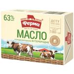 Масло Ферма Бутербродне солодковершкове 63% 180г
