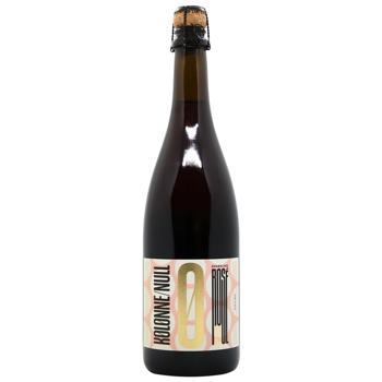 Вино игристое Kolonne Null Rose Sparkling полусладкое розовое безалкогольное 0,5% 0,75л - купить, цены на МегаМаркет - фото 1