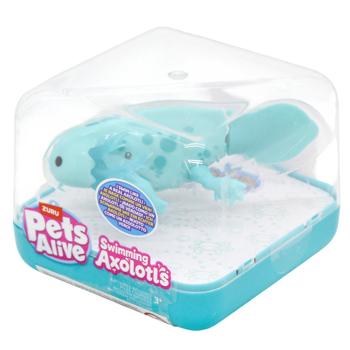 Pets Alive S1 Wsimming Axolotls Interactive Toy 2xLR44 Turquoise - buy, prices for - photo 2