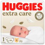 Huggies Extra Care Diapers 1 2-5kg 84pcs