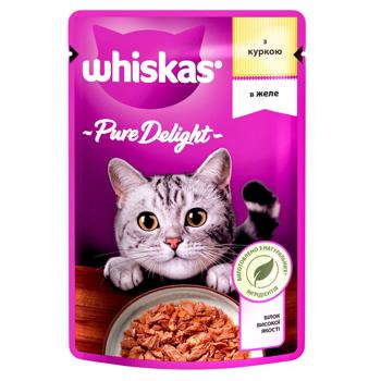 Whiskas Wet Food with Chicken for Cats 85g - buy, prices for MasterZoo - photo 1