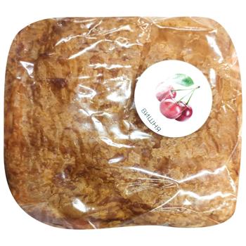 Auchan Puff Pastry with Cherry Filling 90g - buy, prices for Auchan - photo 1