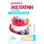 Желатин Украса быстрорастворимый 15г