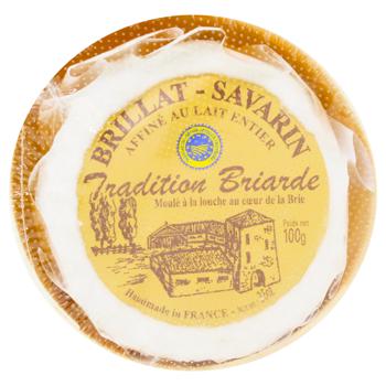 Сир Rouzaire Petit Brillat-Savarin Pasteurise 100г - купити, ціни на WINETIME - фото 2