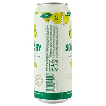 Сидр Somersby с грушевым соком 4,7% 0,5л - купить, цены на Чудо Маркет - фото 2