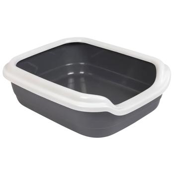 Priroda Comfort M Toilet for Cats 41x30x13cm Gray