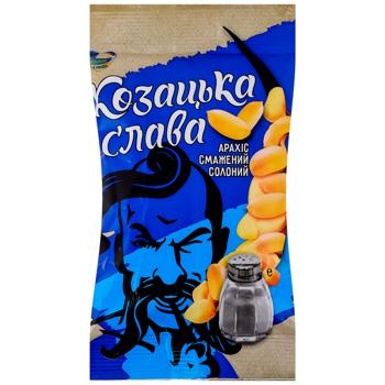 Kozatska Slava Roasted Salted Peanuts 110g - buy, prices for Chudo Market - photo 1