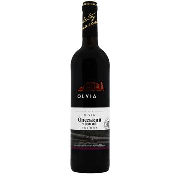Olvia Black Odessa Red Dry Wine 14.5% 0.75l - buy, prices for METRO - photo 1