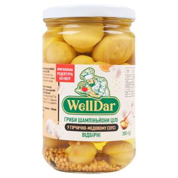 WellDar Whole Selected Mushrooms in Mustard and Honey Sauce 300g - buy, prices for EKO Market - photo 2