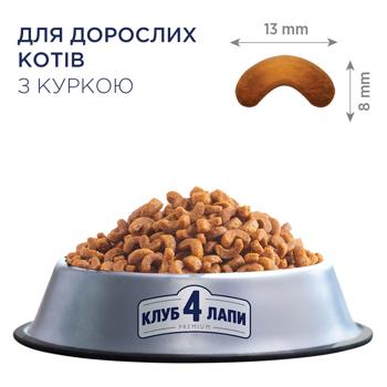 Club 4 Paws Premium Dry Food with Chicken for Cats 900g - buy, prices for MasterZoo - photo 2