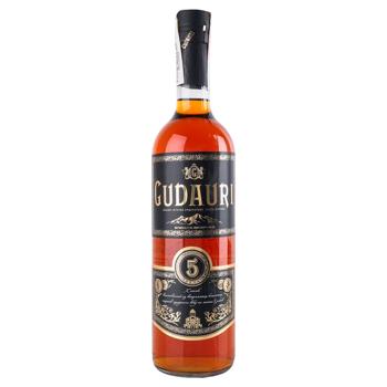 Коньяк Gudauri 5 лет 40% 0,7л - купить, цены на AlcoHub - фото 1