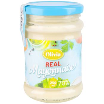 Olivia Real Mayonnaise 70% 250ml - buy, prices for Epicentr FOOD - photo 1