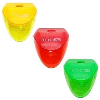 Economix Sharpener with Triangular Container in Assortment
